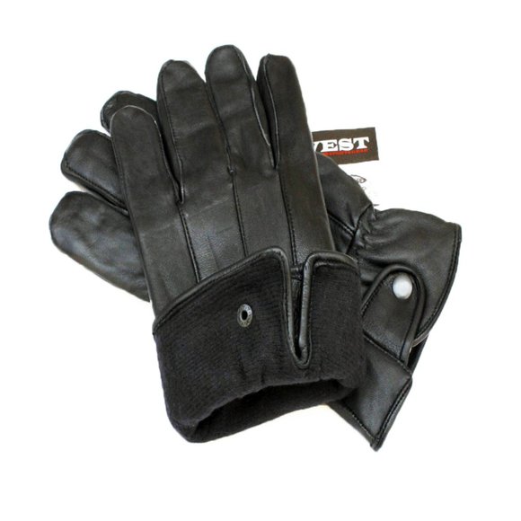 Touch Screen Genuine Sheep Skin Leather Gloves - Picture 3 of 5